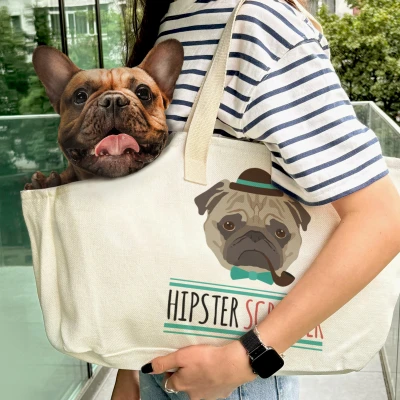 Prilagođena torba za psa - Hipster