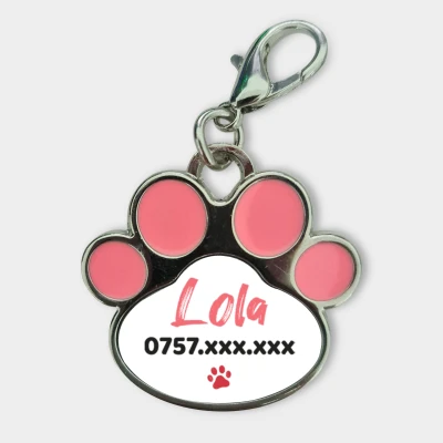 Prilagođeni medaljon za životinje - Ime i broj telefona