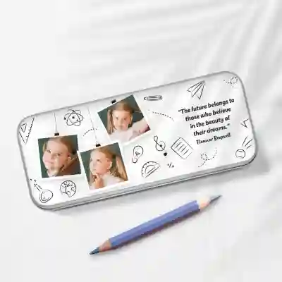 Personalizirana metalna pernica - Kolaž s 3 slike