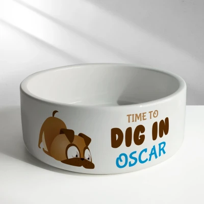 Prilagođena keramička zdjela - "Kopaj"