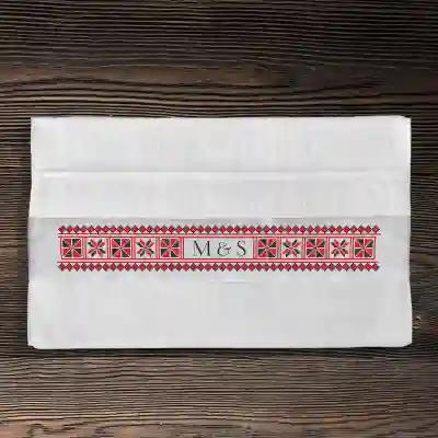 Personalizirani pamučni ručnik - S tradicionalnim uzorkom