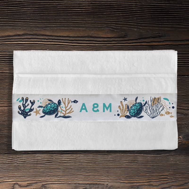 Personalizirani pamučni ručnik - Ocean