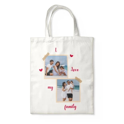 Personalizirana torba I love my family