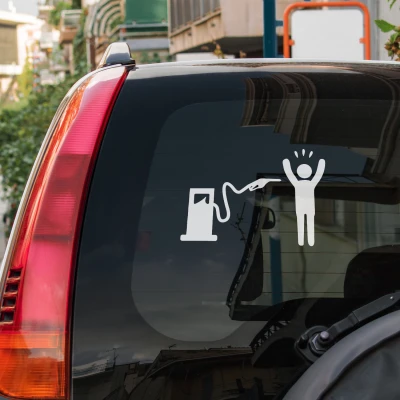 Auto naljepnica - Problemi s plinom