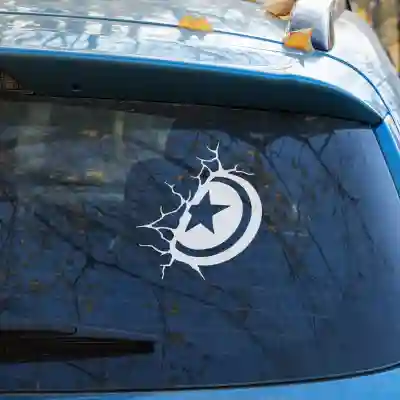 Auto naljepnica - Captain America
