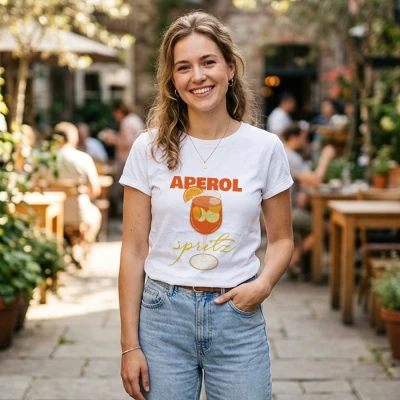 Prilagođena majica za žene – Aperol Spritz