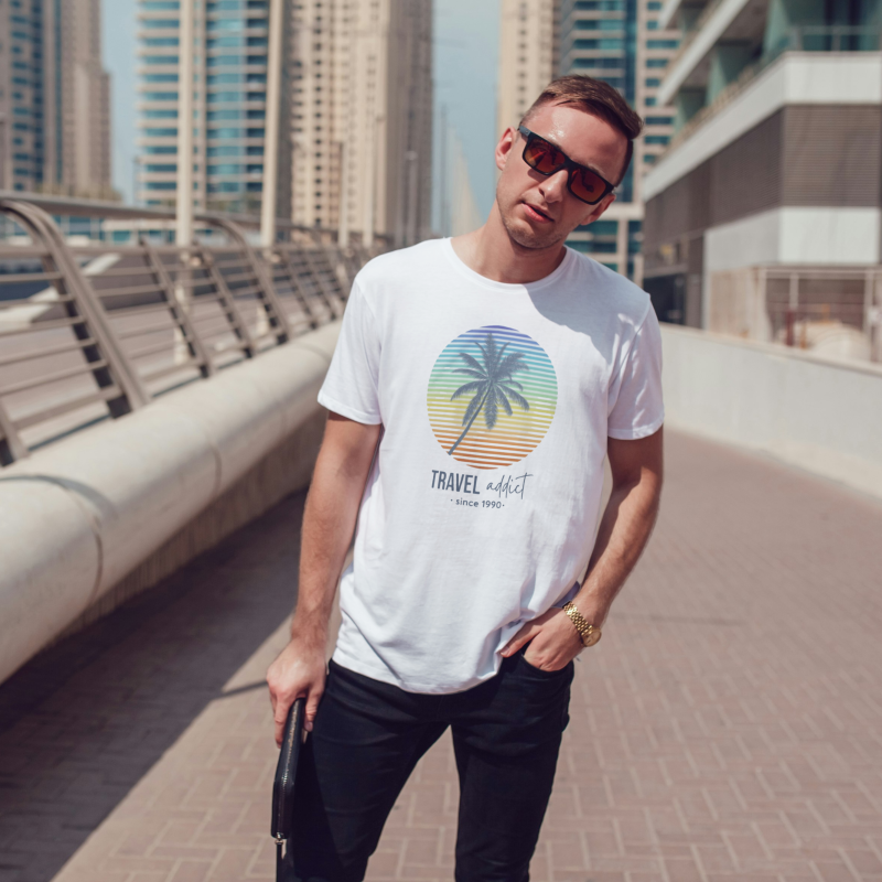 Personalizirana muška majica – Travel Addict