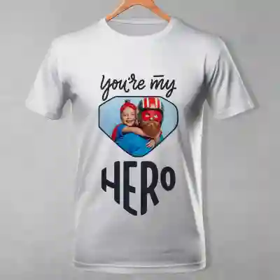 Personalizirana majica za muškarce - Ti si moj heroj