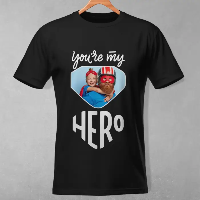 Personalizirana majica za muškarce - Ti si moj heroj