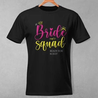 Personalizirana majica za djevojačku večer - Nevjestin tim