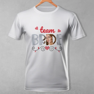 Personalizirana majica za djevojačku - Tim nevjeste s slikom