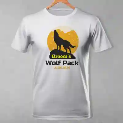 Majica za momačku zabavu - Mladoženjin Wolf Pack