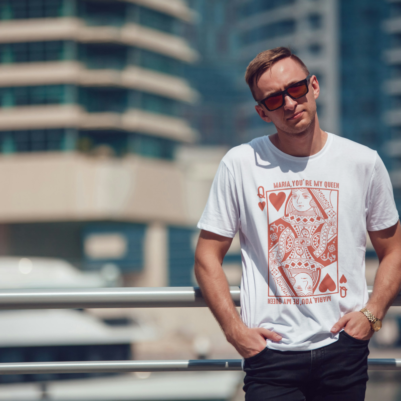 Prilagođena majica za muškarce - Kralj srca