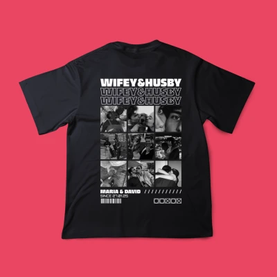 Prilagođena majica za žene - Žena i mužić