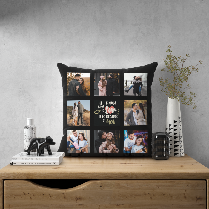 Personalizirani jastuk - Ljubav je zbog tebe