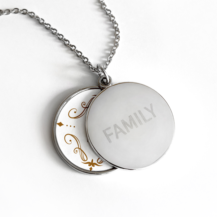 Personalizirani medaljon - Ugravirani inicijal