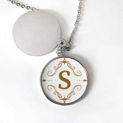 Personalizirani medaljon - Ugravirani inicijal