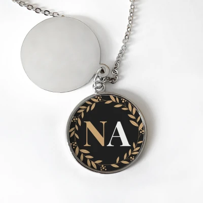 Personalizirani medaljon - Dva ugravirana inicijala