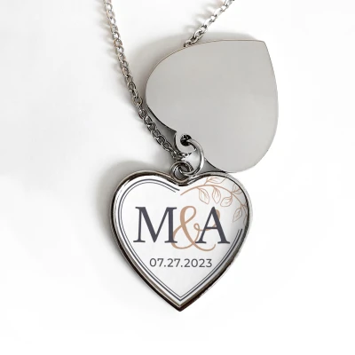 Personalizirani medaljon u obliku srca - Nezaboravno