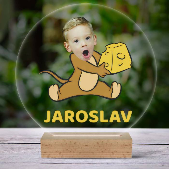 Personalizirana LED lampa za dječju sobu
