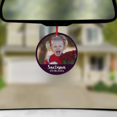 Personalizirani osveživač zraka za auto - S fotografijom i porukom