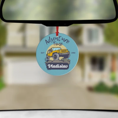 Personalizirani osveživač auta - Vrijeme za avanturu