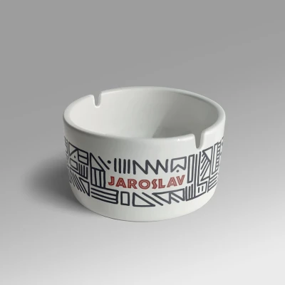 Personalizirana keramička pepeljara - S uzorkom