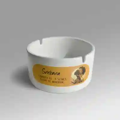 Personalizirana keramička pepeljara - Liberty