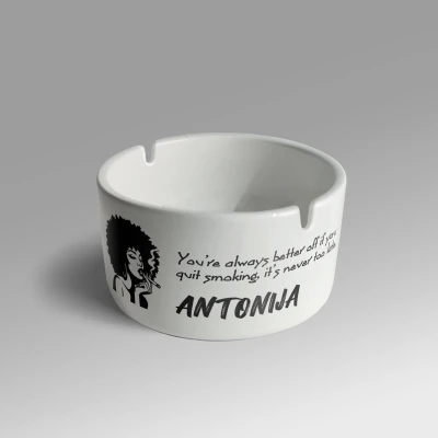 Personalizirana keramička pepeljara - Prestani pušiti