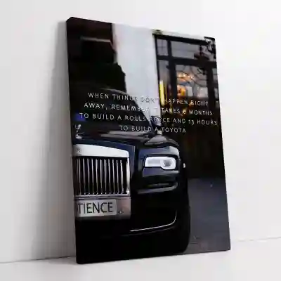 Personalizirana platnena slika Rolls-Royce