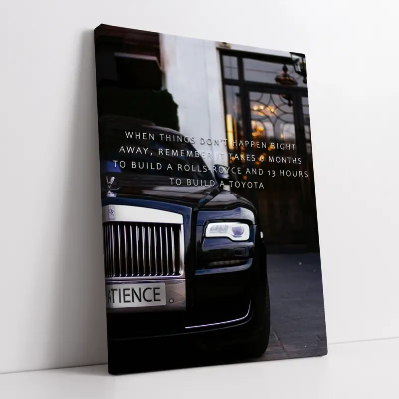 Personalizirana platnena slika Rolls-Royce