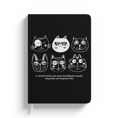 Personalizirani bilježnica s mačkama i dva teksta