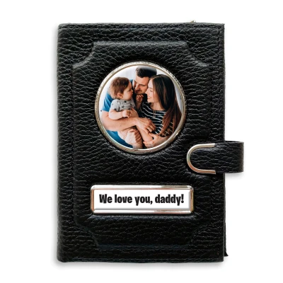 Novčanik s pretincem za novac s kopčom - We love you, Daddy!