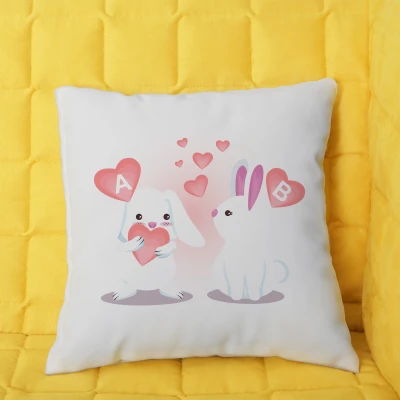 Personalizirani jastuk s inicijalima