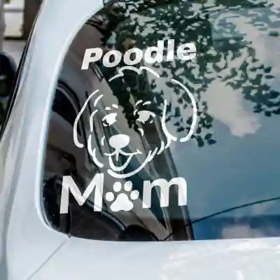 Naljepnica Poodle Mama