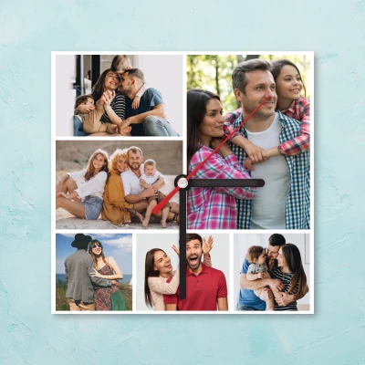 Personalizirani sat s 6 slika