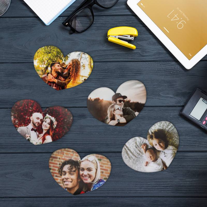 Set personaliziranih magneta - Srce