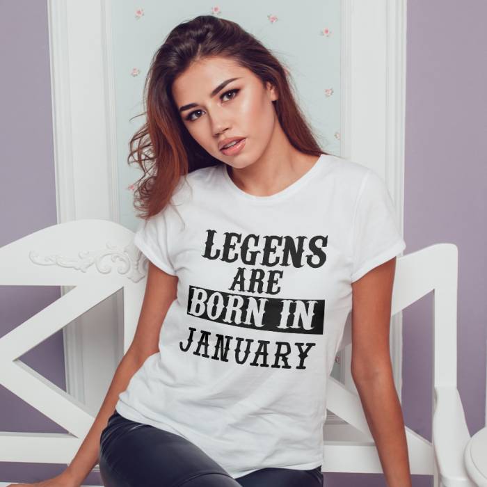 Prilagođena majica za dame - Legende se rađaju u