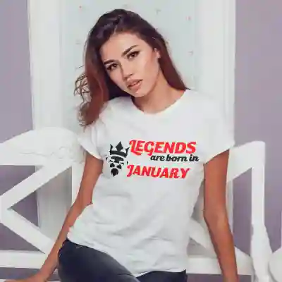 Prilagođena majica za dame - Legende se rađaju u