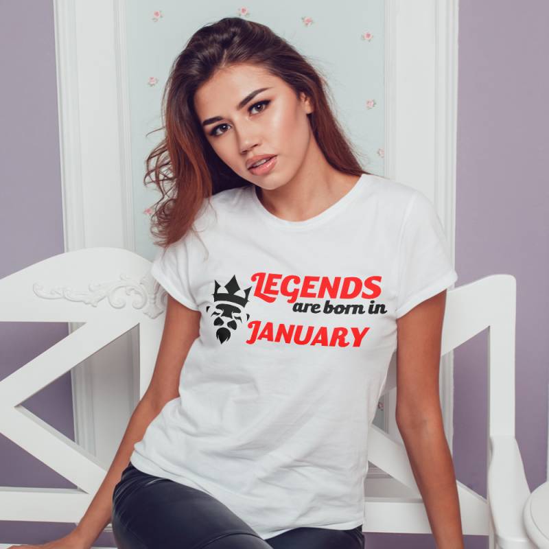 Prilagođena majica za dame - Legende se rađaju u