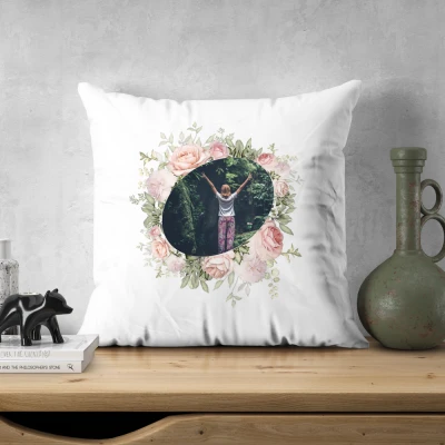 Personalizirani jastuk s cvjetovima