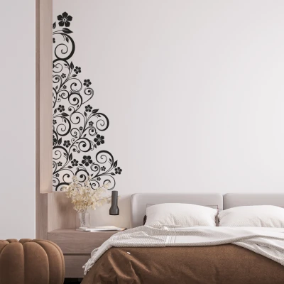 Cvjetne zidne naljepnice