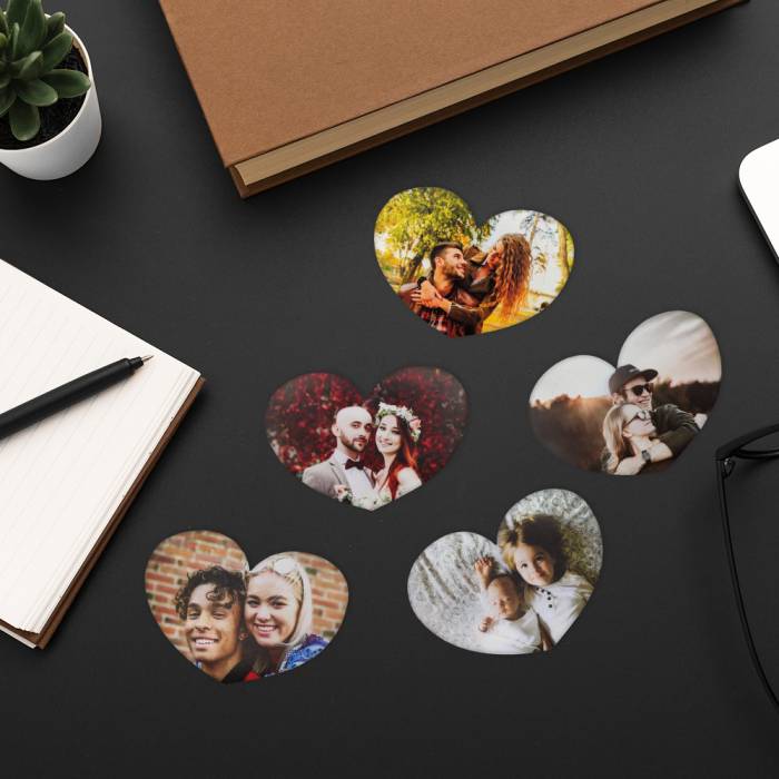 Set personaliziranih magneta - Srce