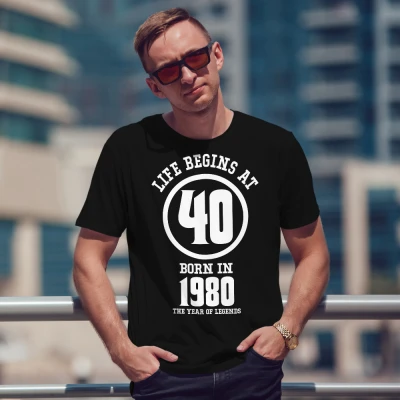 Prilagođena majica za muškarce - Život počinje u