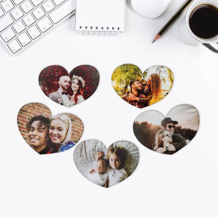 Set personaliziranih magneta - Srce