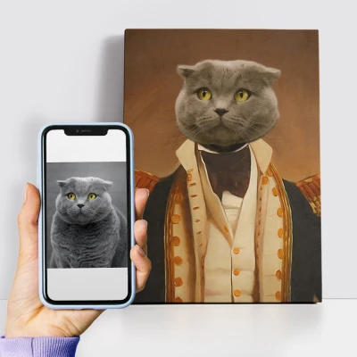 Personalizirana slika aristokratskog psa