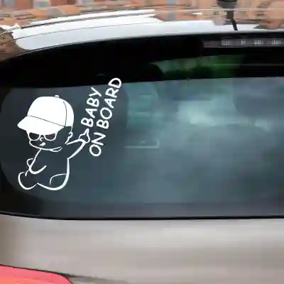 Naljepnica Boss Baby na brodu