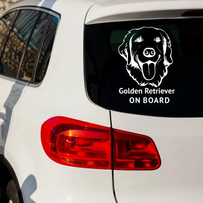 Personalizirana naljepnica Golden Retriever