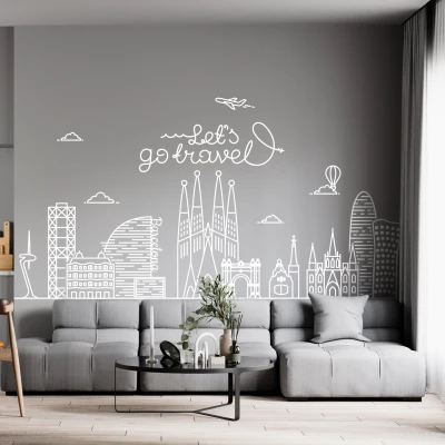 Sticker za zid Barcelona