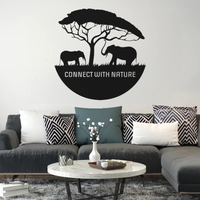 Sticker za zid – Connect with nature.